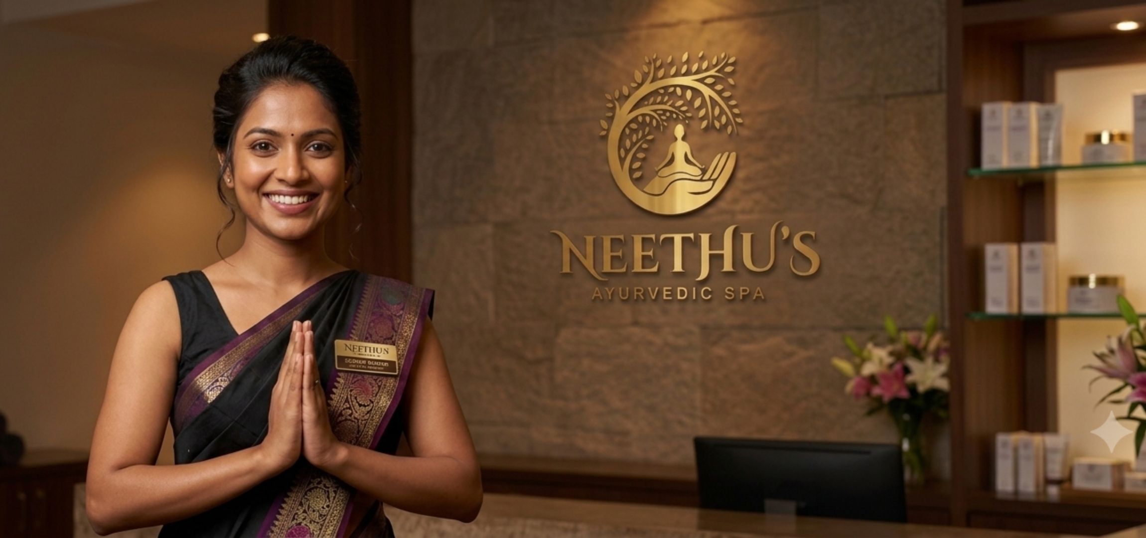 Neethu Spa welcome banner